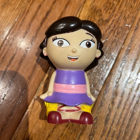 Disney Little Einsteins JUNE Plastic Bath Toy Figure 3.5" - Picture 1 of 7